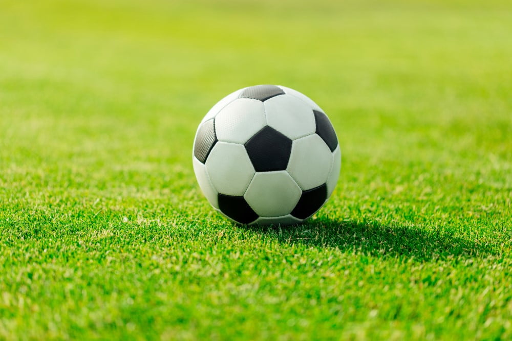 Fodbold på græsplæne